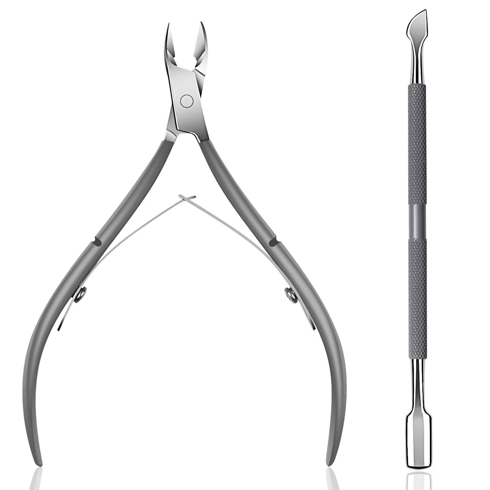 Cortacutículas Ejiubas de acero inoxidable para un corte limpio y preciso.