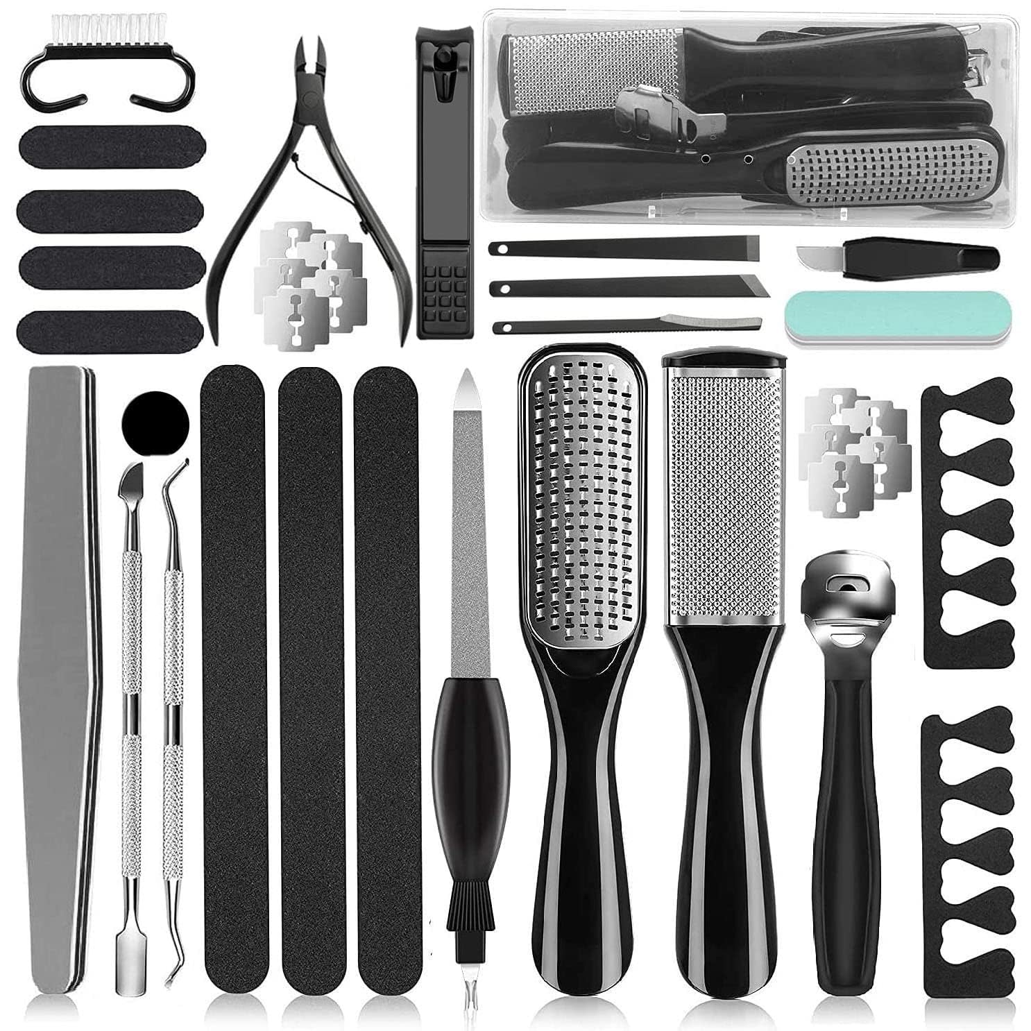EKOCSIO kit de pedicura con rasp-pie profesional para eliminar durezas en casa