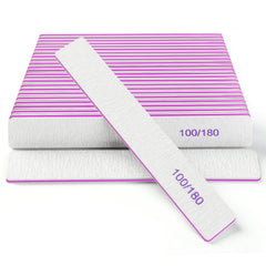 Lima de uñas Ekrnlyi doble cara 100/180, acabado suave y rápido.