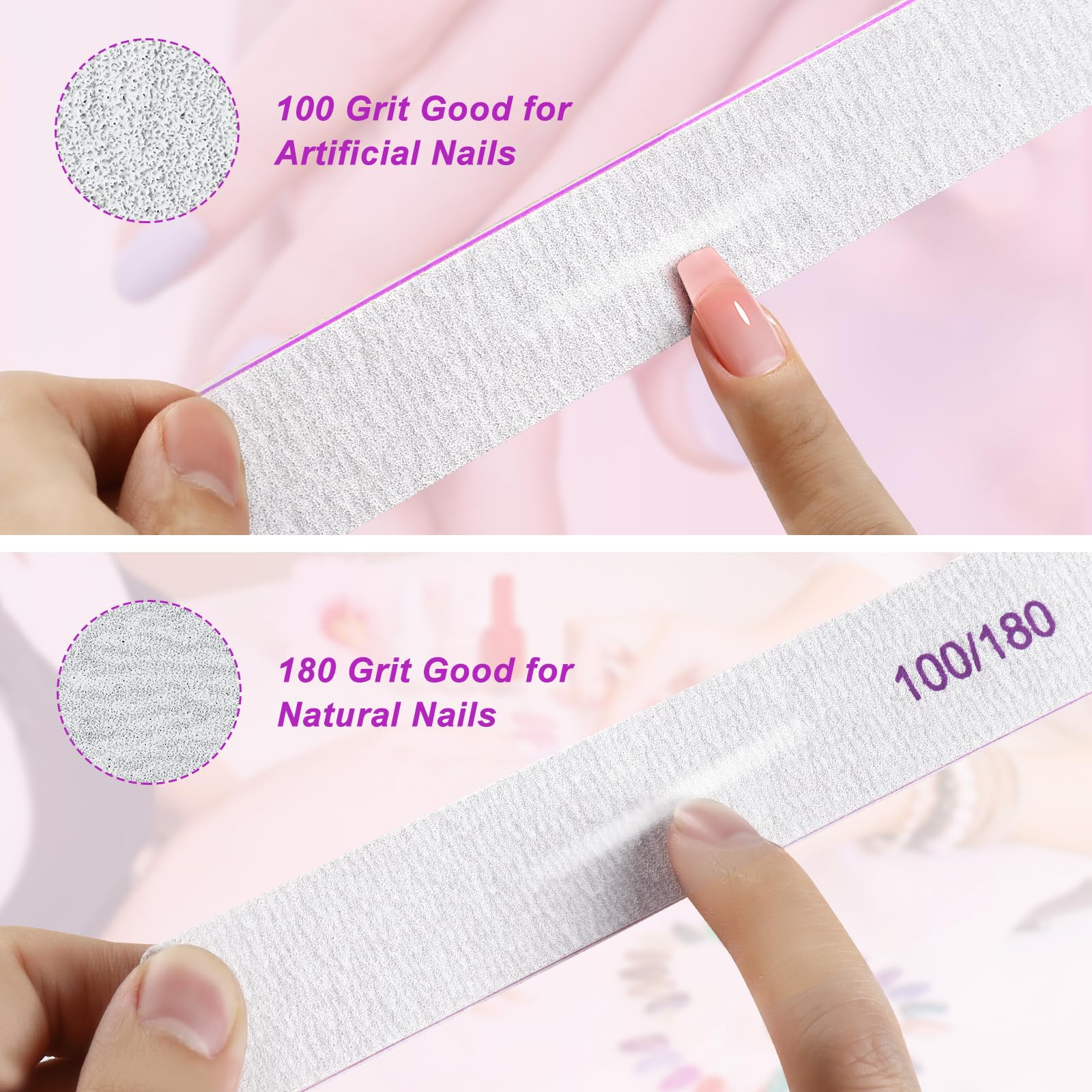 Lima Ekrnlyi para uñas naturales, acrílicas y artificiales, versátil.