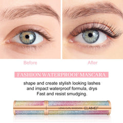 ELAIMEI Mascara Cream Waterproof, empaque elegante para uso diario.