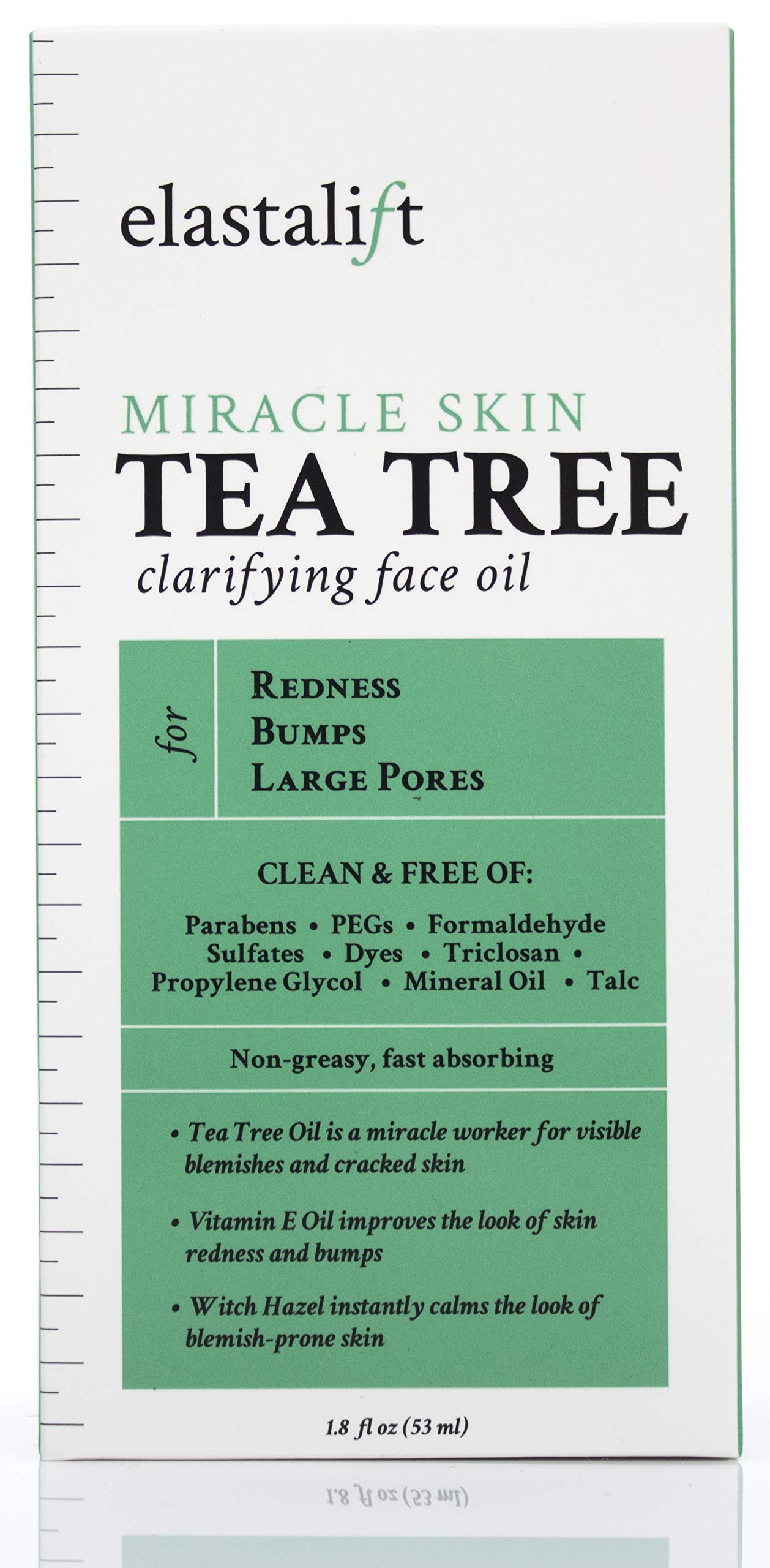 Elastalift Aceite de Árbol de Té - absorción rápida para piel sensible.
