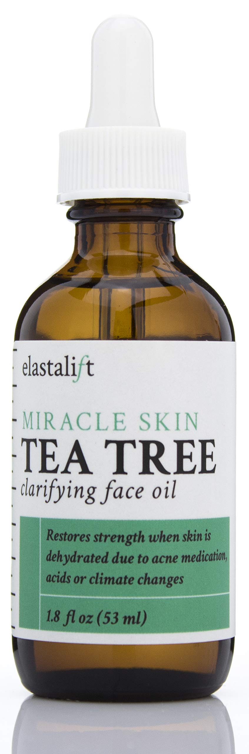 Elastalift Aceite de Árbol de Té - aplicación en rostro, absorción rápida.
