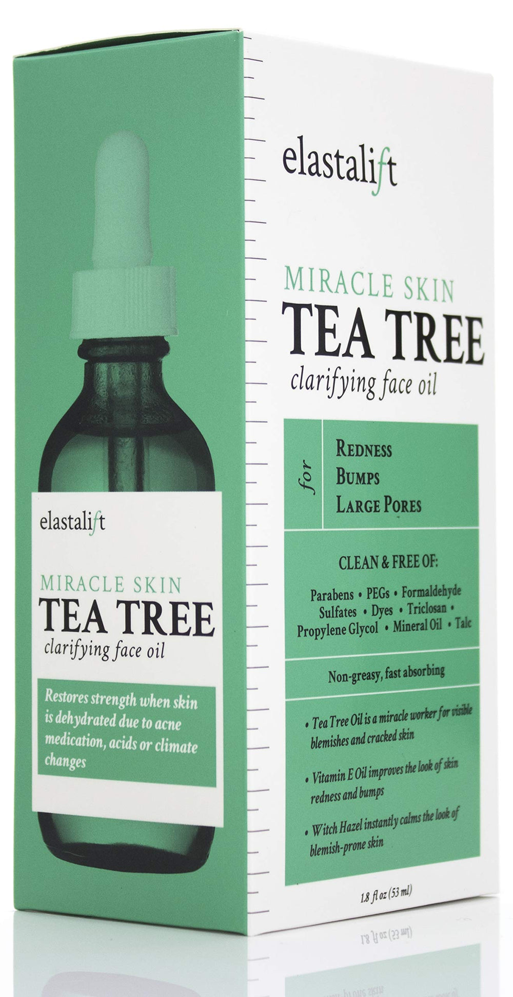 Elastalift Aceite de Árbol de Té - uso diario para el rostro.