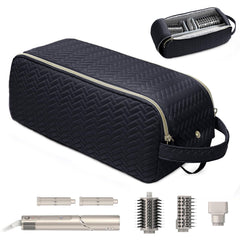 ELCUPA bolsa para herramientas de pelo en viaje, frontal: protege y organiza con estilo.