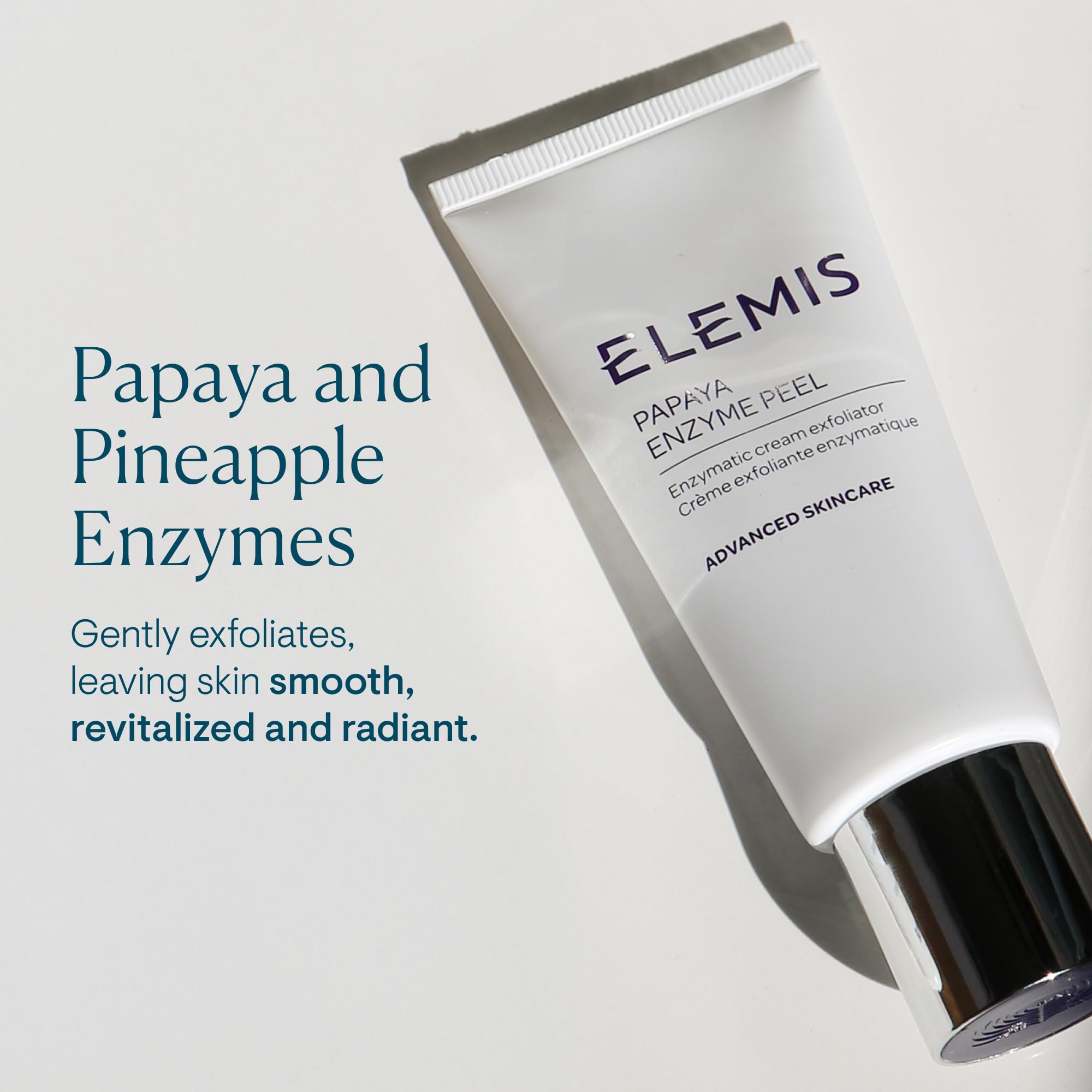 Textura cremosa de ELEMIS Papaya Enzyme Peel para aplicación fácil