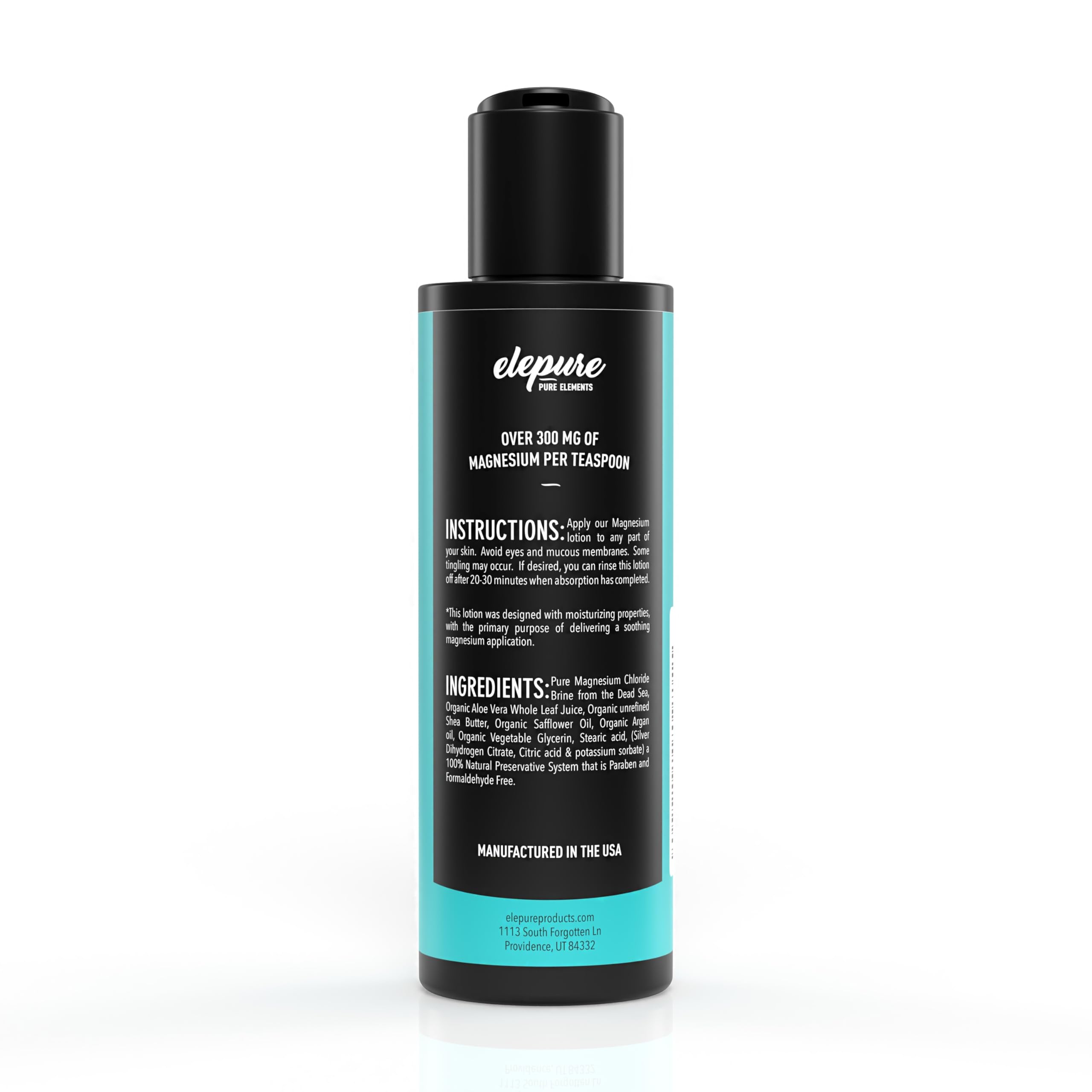 Elepure Pure Elements, textura crema, absorción rápida para la piel.