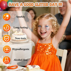 ELEVAVE glitter para cara y ojos, ideal para looks de fiesta.