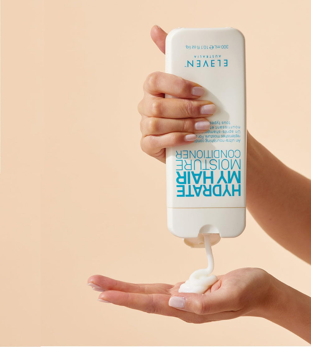 Eleven Australia Hydrate My Hair, aplicación suave, desenreda y protege la fibra capilar.