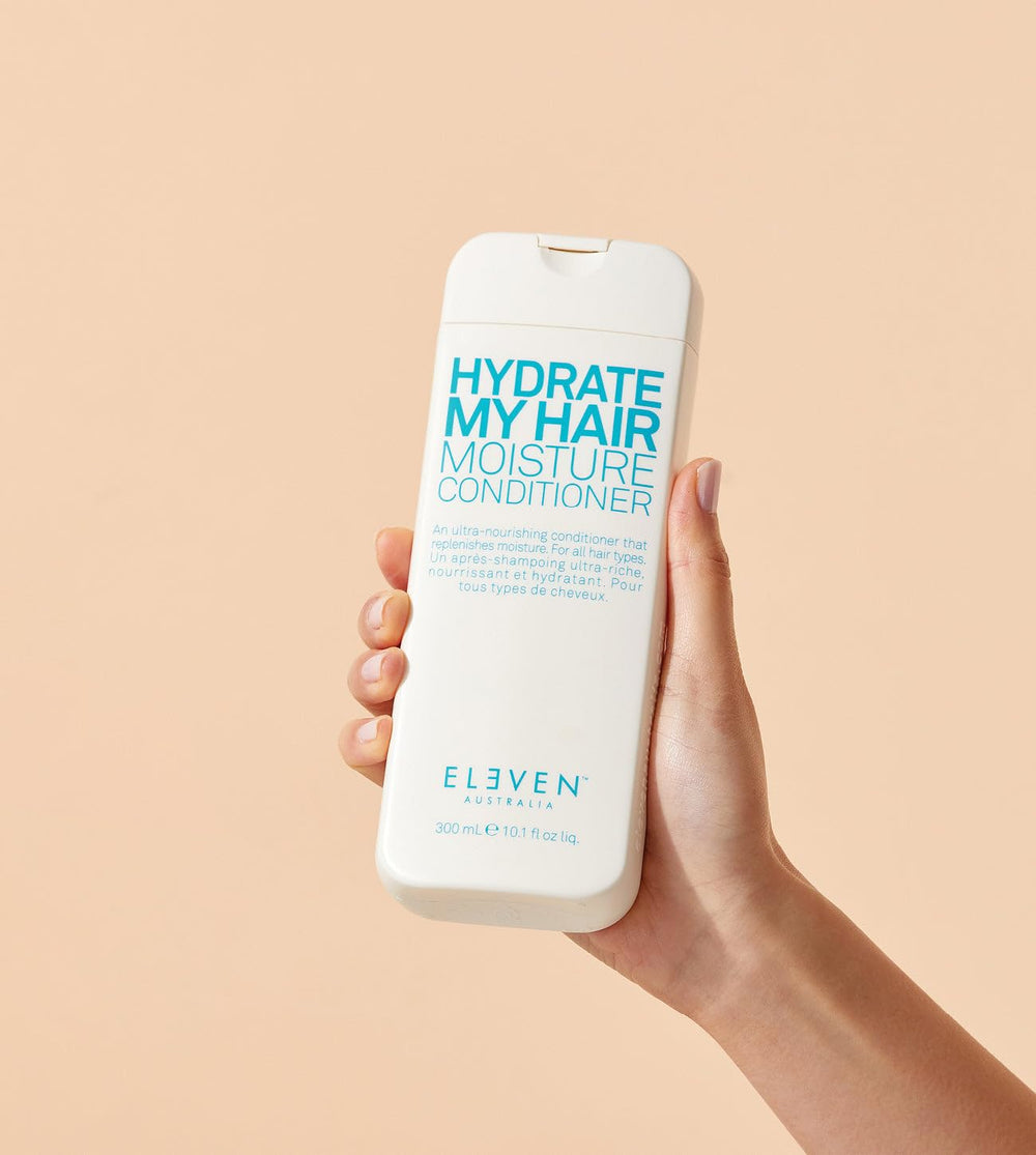 Eleven Australia Hydrate My Hair, textura cremosa, deja cabello suave y brillante.
