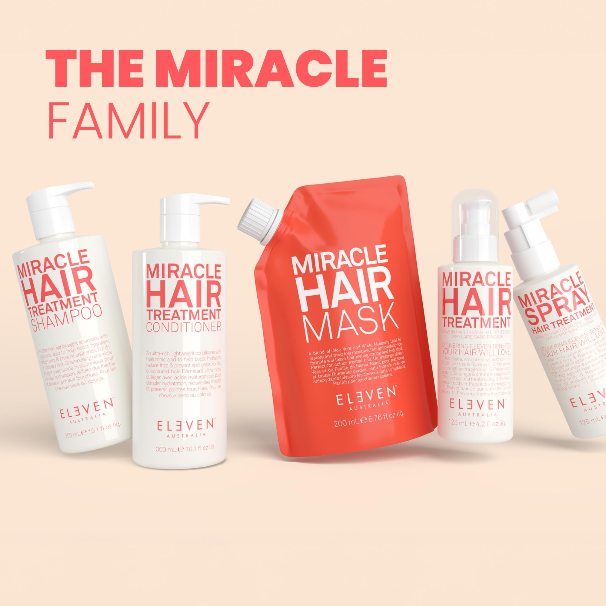 ELEVEN AUSTRALIA Miracle Leave In – démonstration d’un coiffage sans effort et frizz maîtrisé.