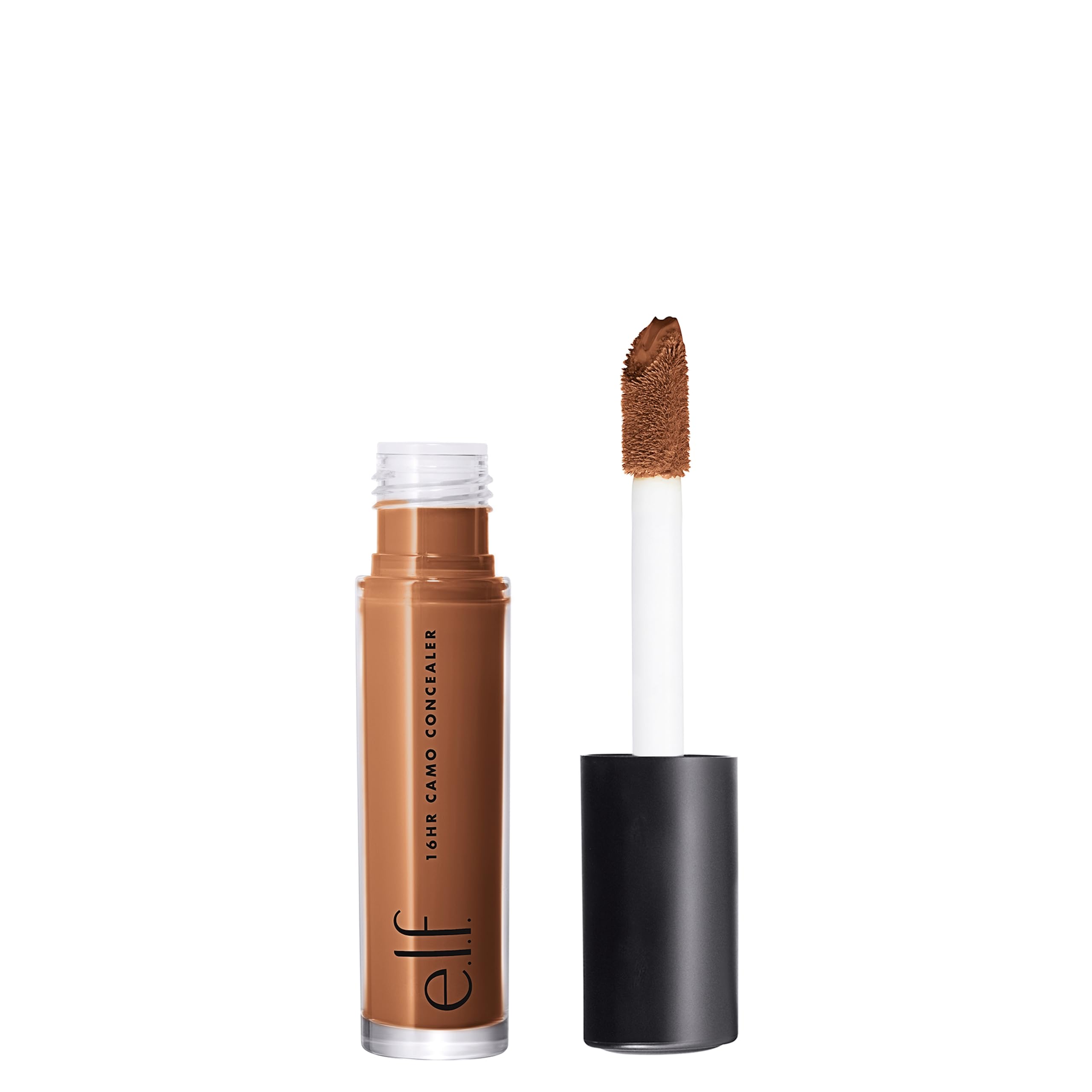 e.l.f. 16HR Camo Concealer Canela Profunda: botella para cobertura completa y duradera