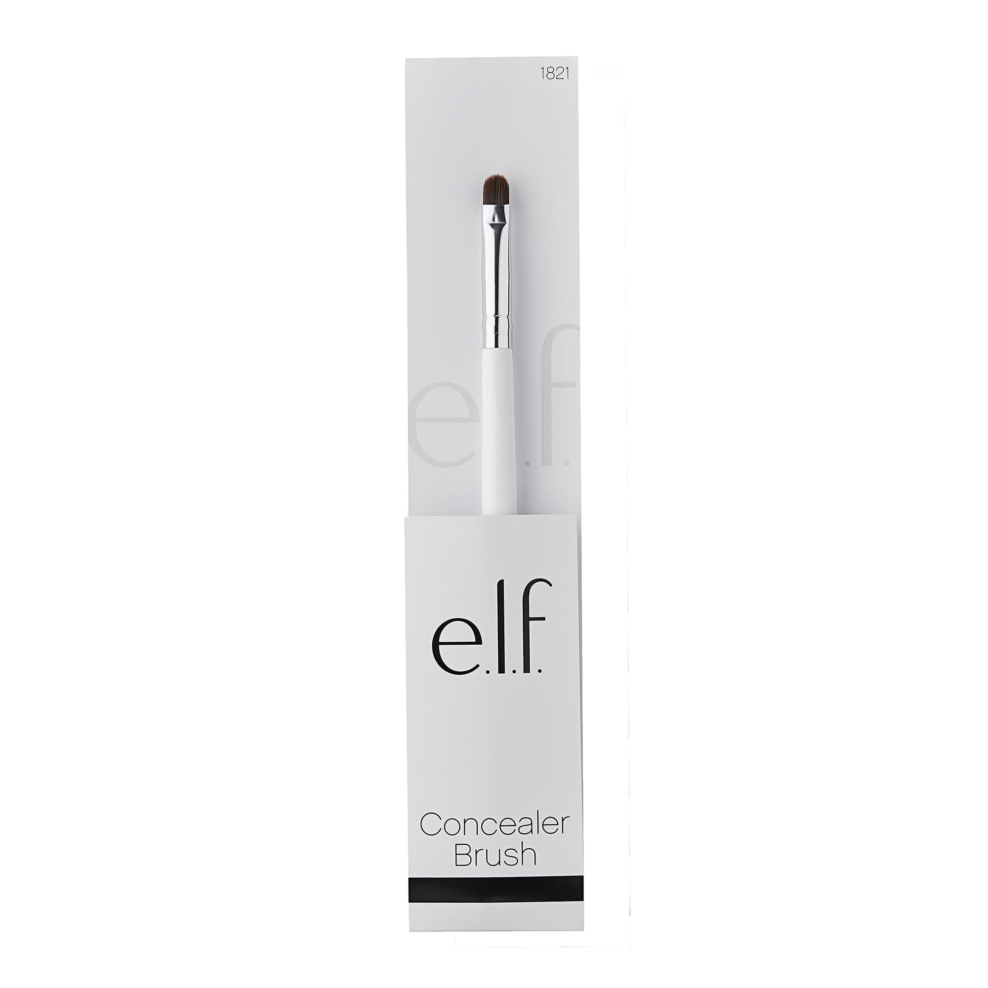 Brocha de e.l.f. con mango ergonómico para uso cómodo.