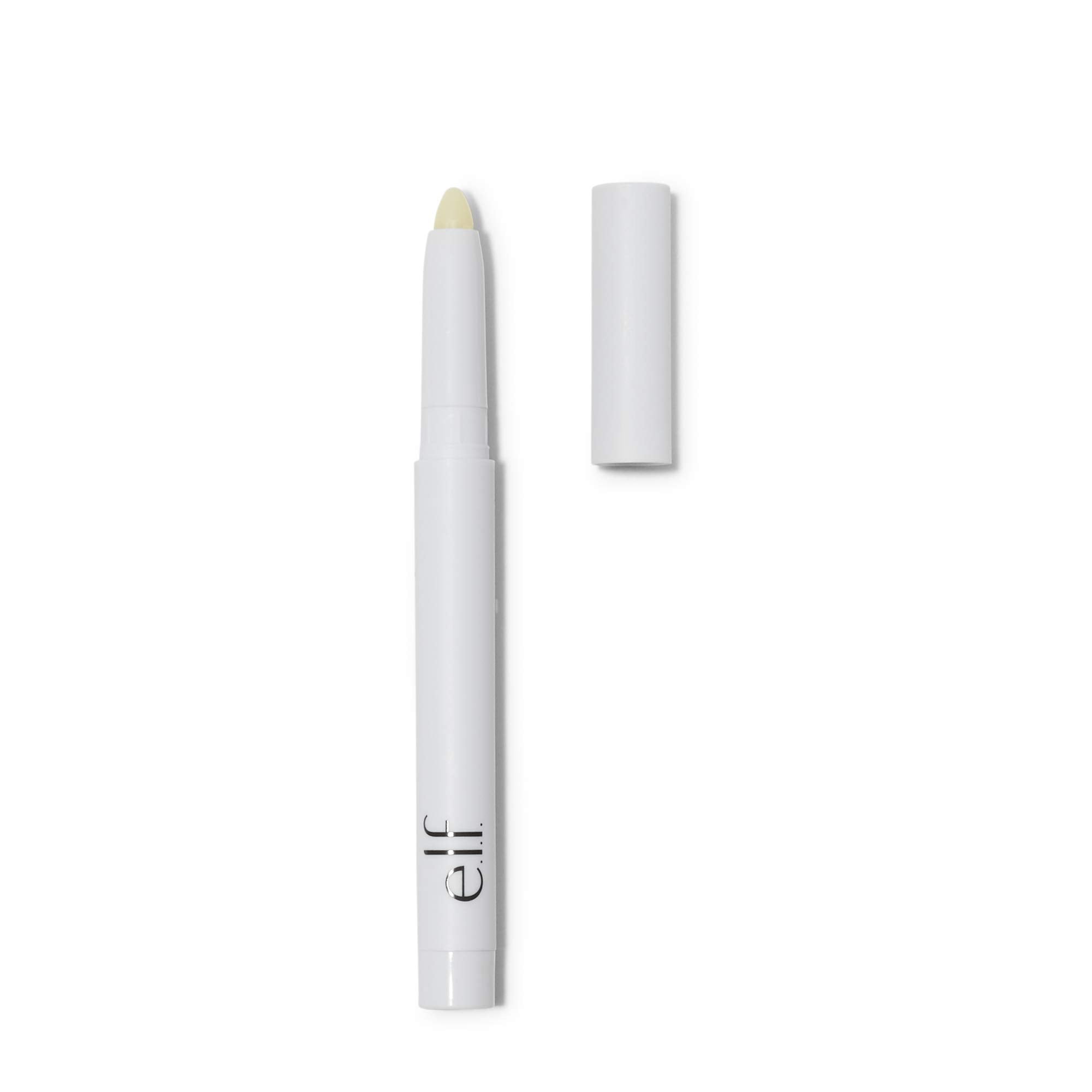 e.l.f. lápiz cejas transparente mantiene cejas en su lugar con acabado natural.