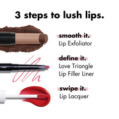 e.l.f. Lip Lacquer envase elegante con fórmula enriquecida en vitaminas
