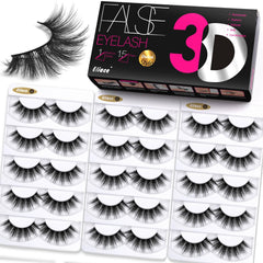 Pestañas Eliace naturales 14 mm para un look diario cómodo y suave.