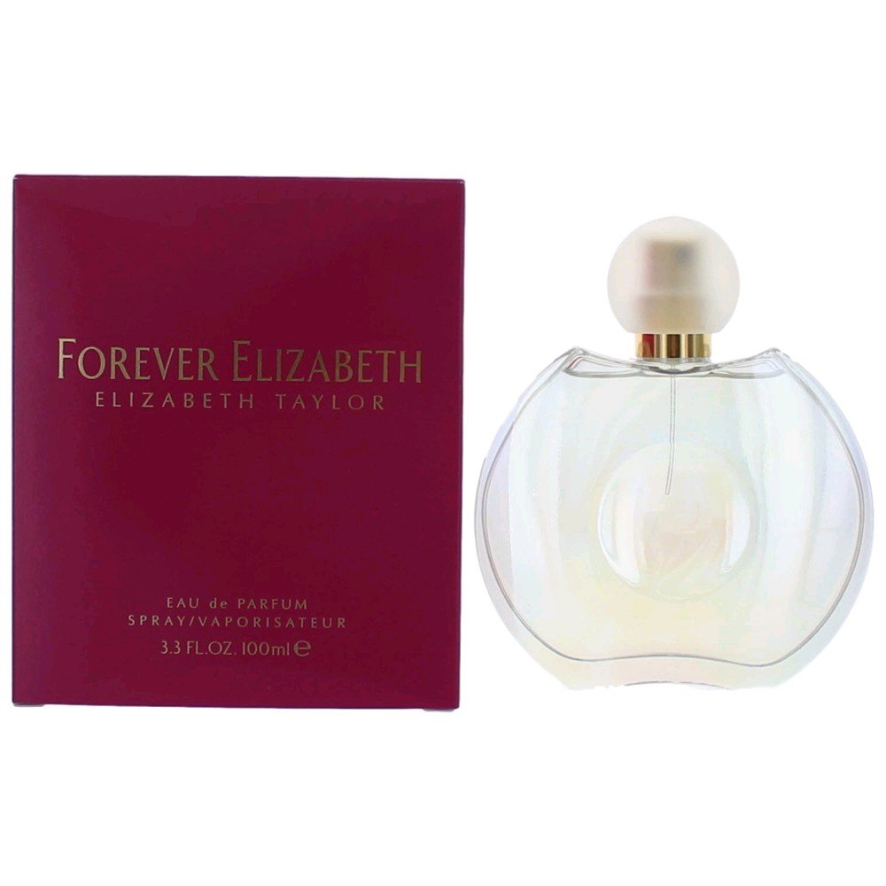 Forever Elizabeth de Elizabeth Taylor, frasco de perfume elegante para uso diario y ocasiones.