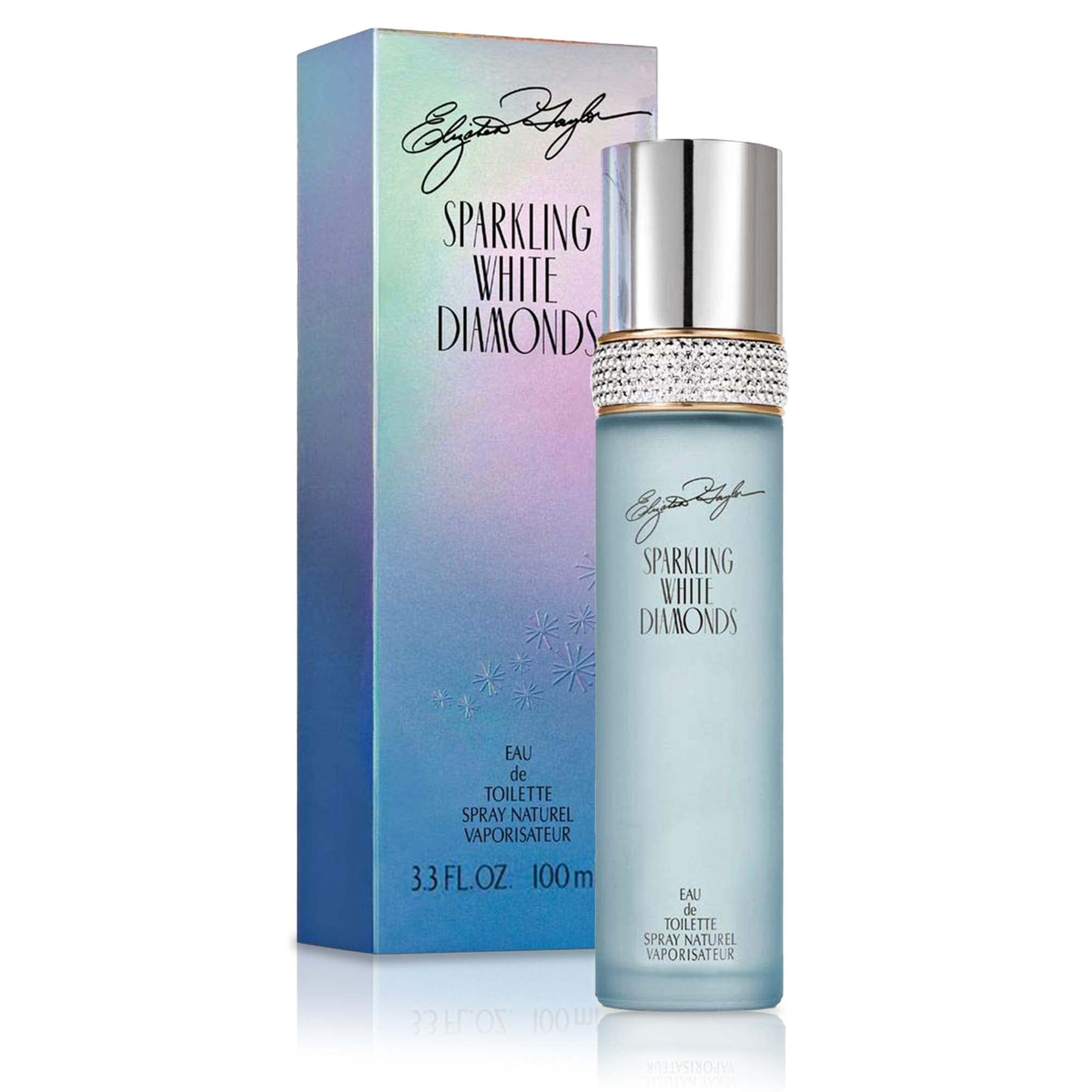Elizabeth Taylor Sparkling White Diamonds – botella elegante para ocasiones especiales.