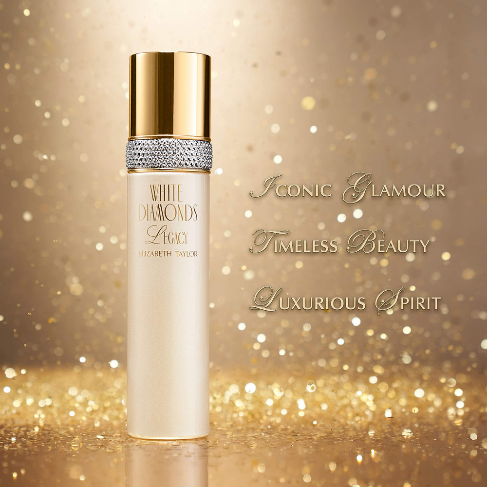 Elizabeth Taylor White Diamonds Legacy, perfume con duración prolongada para todo el día.