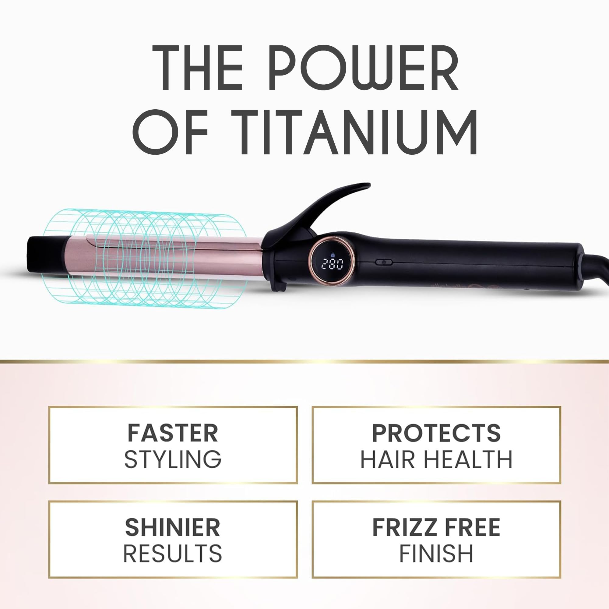 Rizos de larga duración con el rizador Ella Bella.