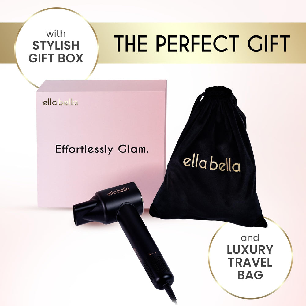 ELLA BELLA incluye funda de terciopelo y bolsa de viaje de lujo.