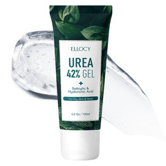 Gel Ellocy 42% Urea para pies, hidratación profunda y suave textura.
