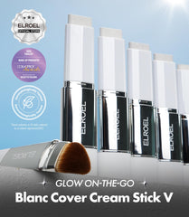 Brocha desmontable ELROEL BLANC para aplicar y difuminar.