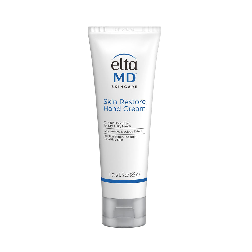 EltaMD So Silky Crème Mains, flacon, hydratation longue durée pour les mains sèches.