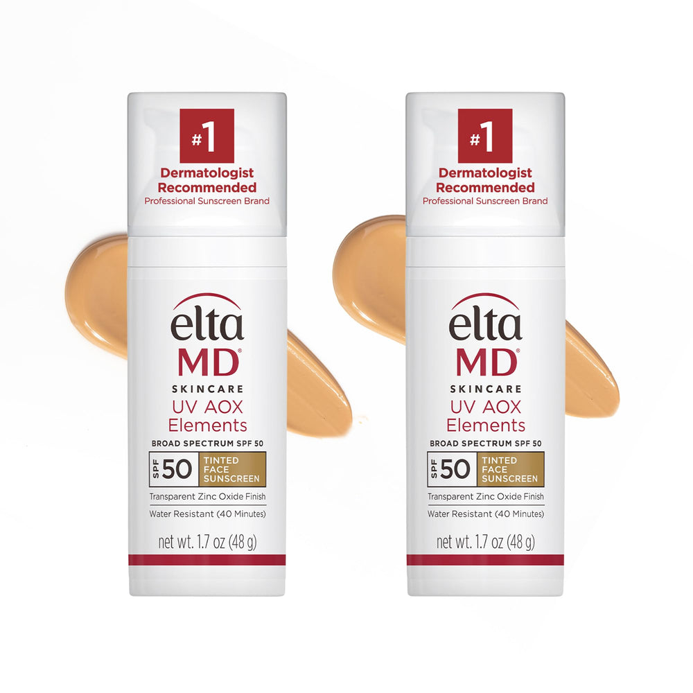EltaMD UV Elements: botella hidratante tintada con protección mineral para uso diario.