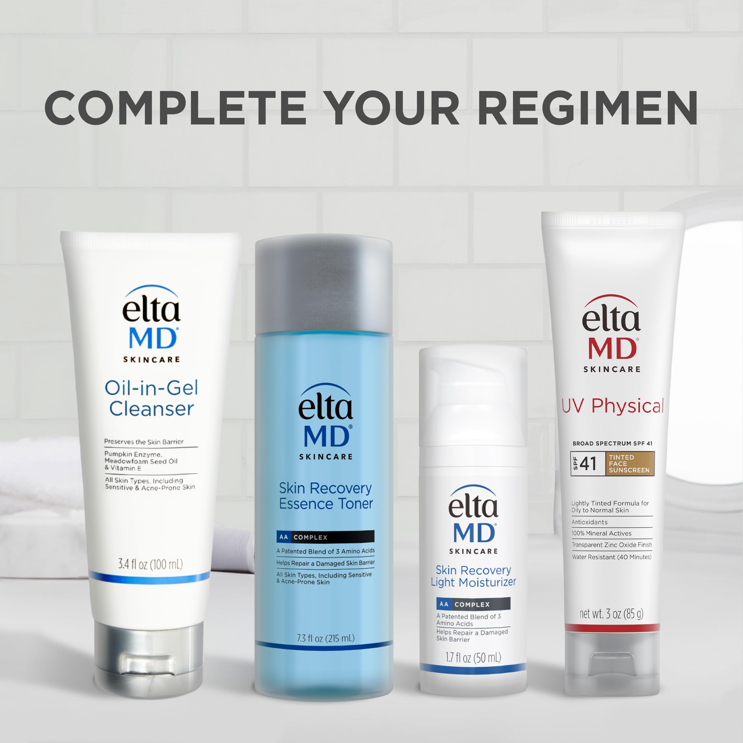 Antioxydants et bisabolol dans EltaMD UV Physical calmant la peau