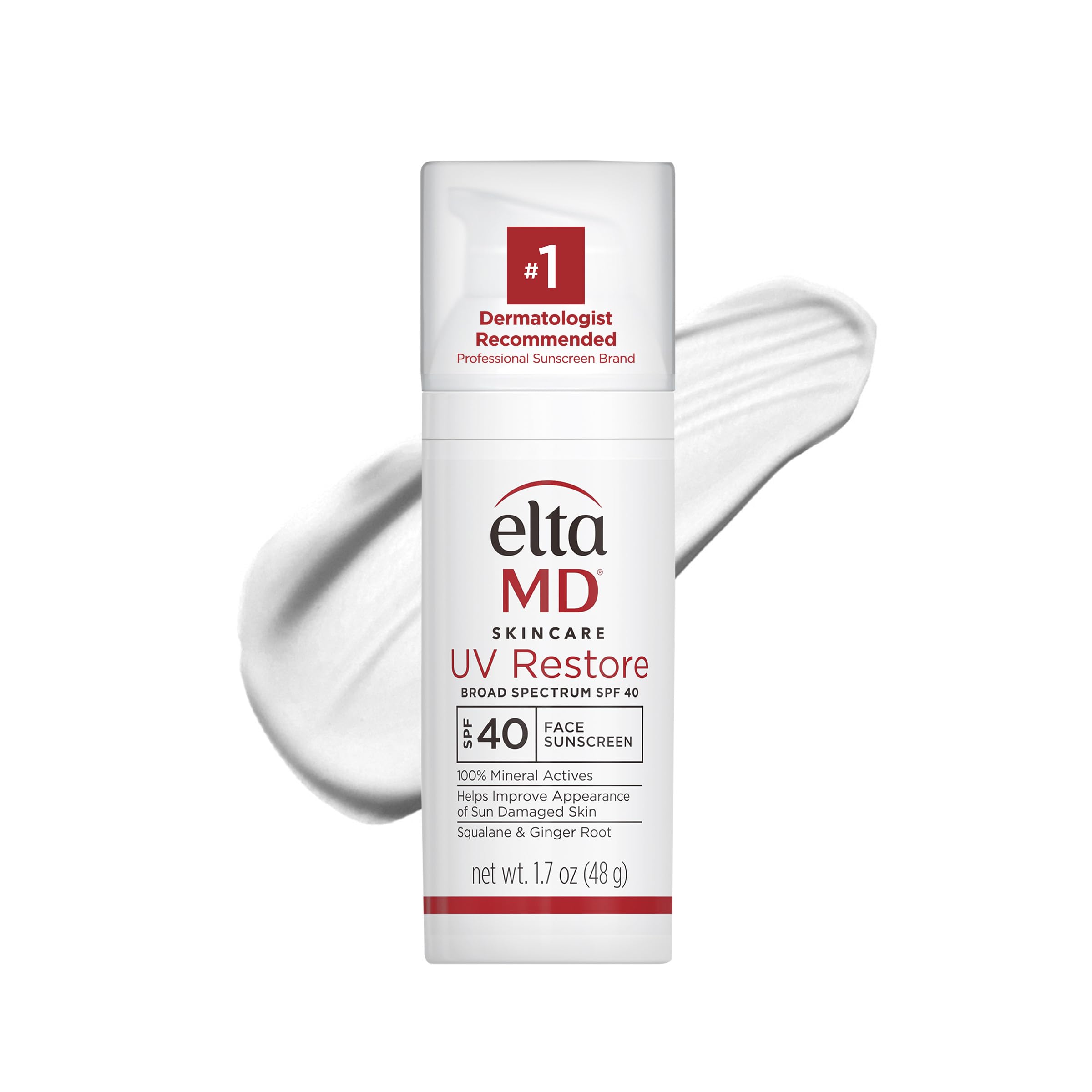 EltaMD UV Restore: bote para rostro con protección mineral suave.