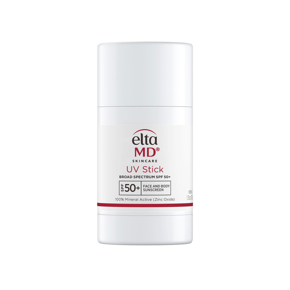 EltaMD UV Stick envase del producto con protección SPF50+ para rostro y cuerpo