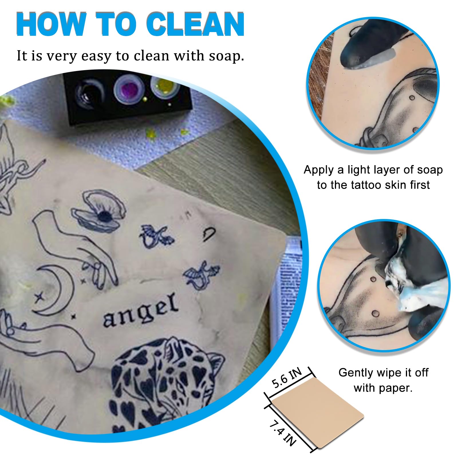 Papel de transferencia Emalla para práctica, con trazos nítidos.
