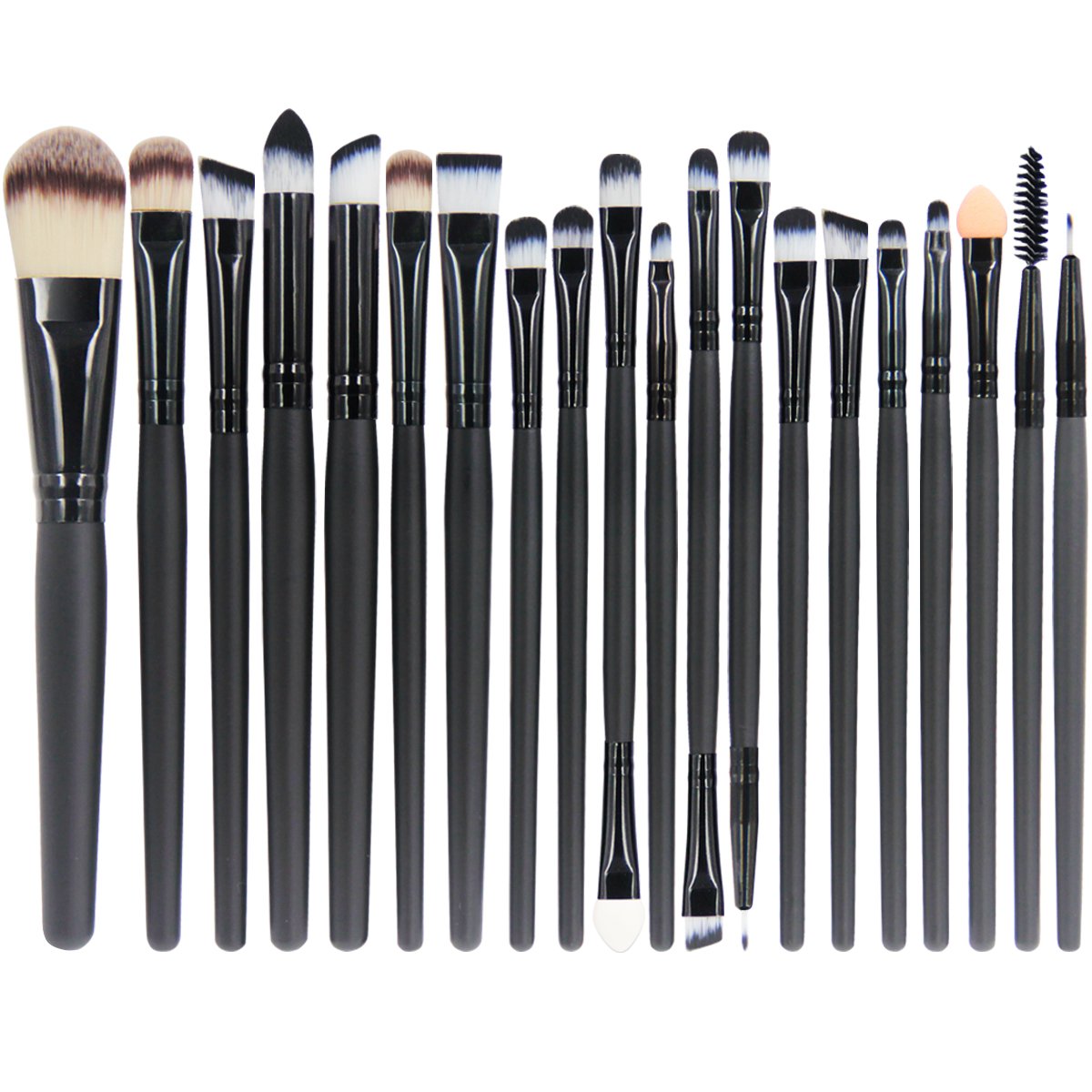 Conjunto de 20 brochas EmaxDesign para un acabado profesional en la cara.