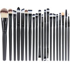 Conjunto de 20 brochas EmaxDesign para un acabado profesional en la cara.