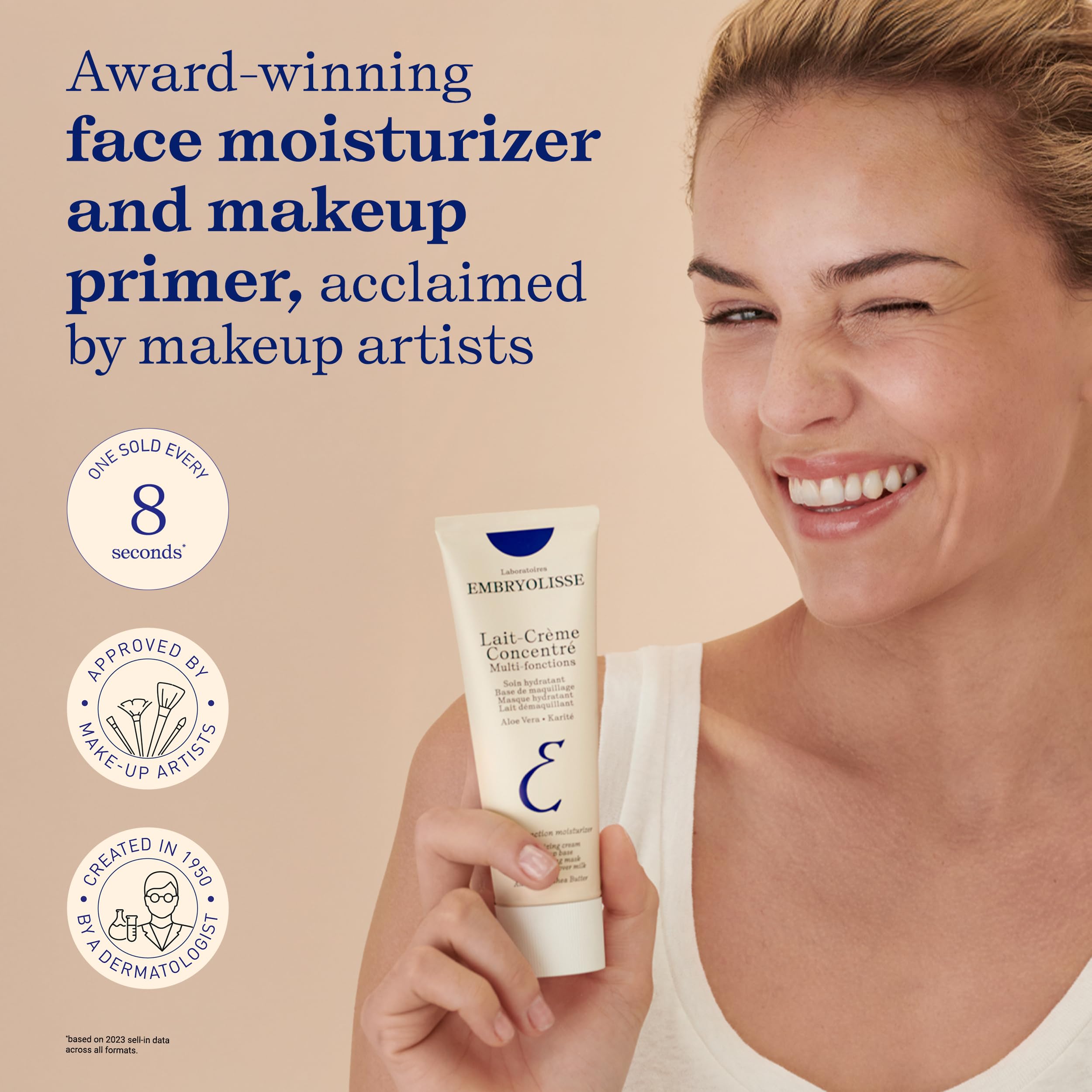 Embryolisse Lait-Crème Concentré - texture onctueuse qui nourrit la peau.
