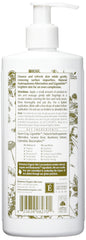 Eminence Bright Skin Cleanser; aplicación con la mano para limpieza delicada.