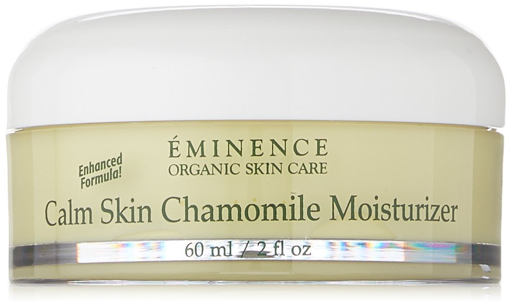 Eminence Calm Skin: botella del hidratante para piel sensible.