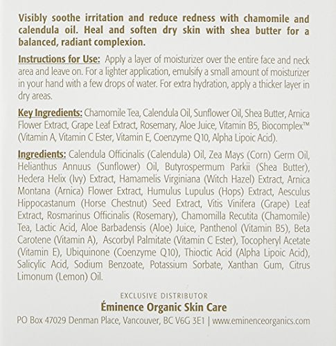 Eminence Calm Skin: crema de textura suave para rostro.