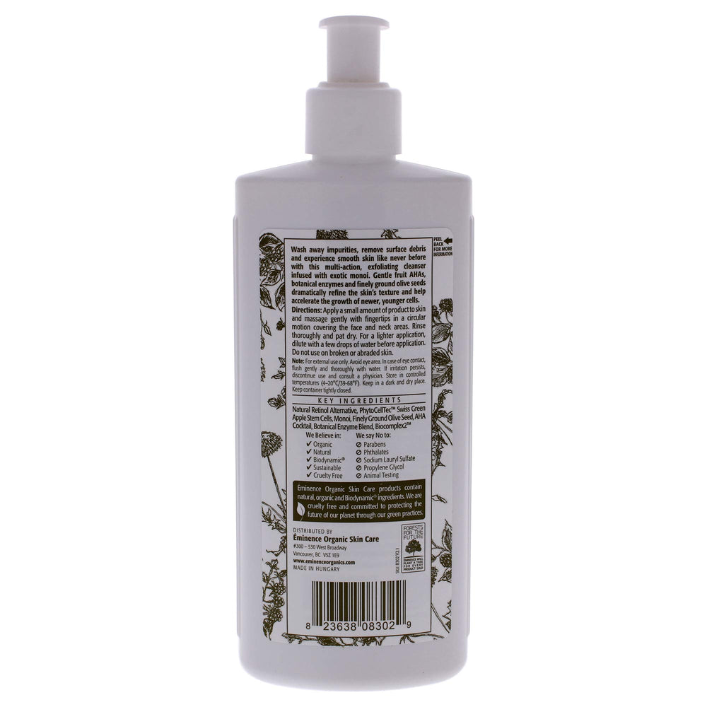 Eminence Monoi Age Corrective, exfoliant visage, texture soyeuse et parfum exotique Monoi.