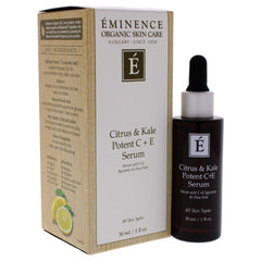 Eminence suero cítrico-kale aplicación diaria mejora la apariencia