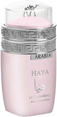 Emper Arabia Haya, envase de lujo, presentación premium para momentos especiales.