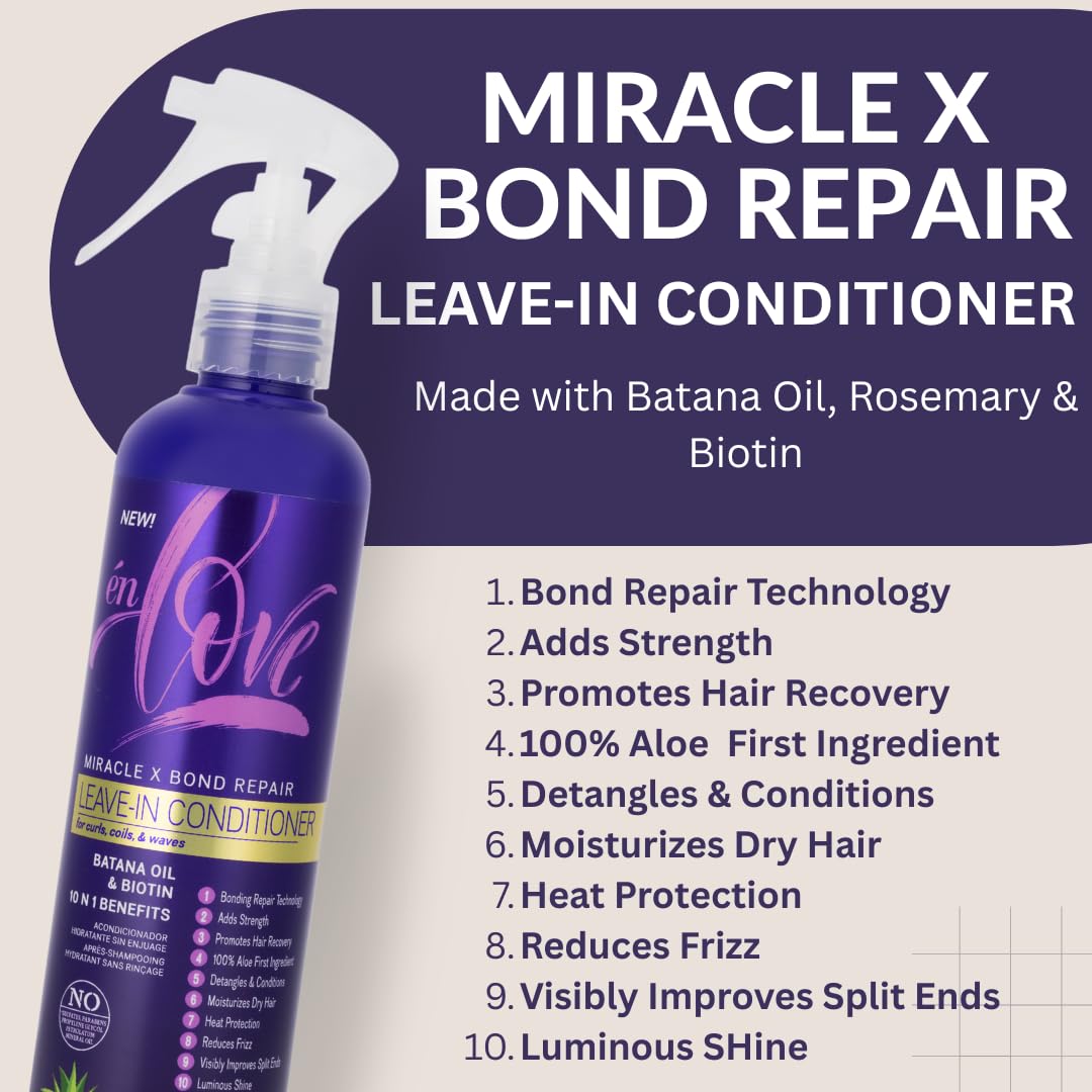 én Love Miracle X Bond: biotina que fortalece y da cuerpo al cabello