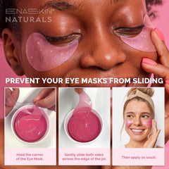 Parches oculares Enaskin Naturals con niacinamida y colágeno para suavizar líneas finas