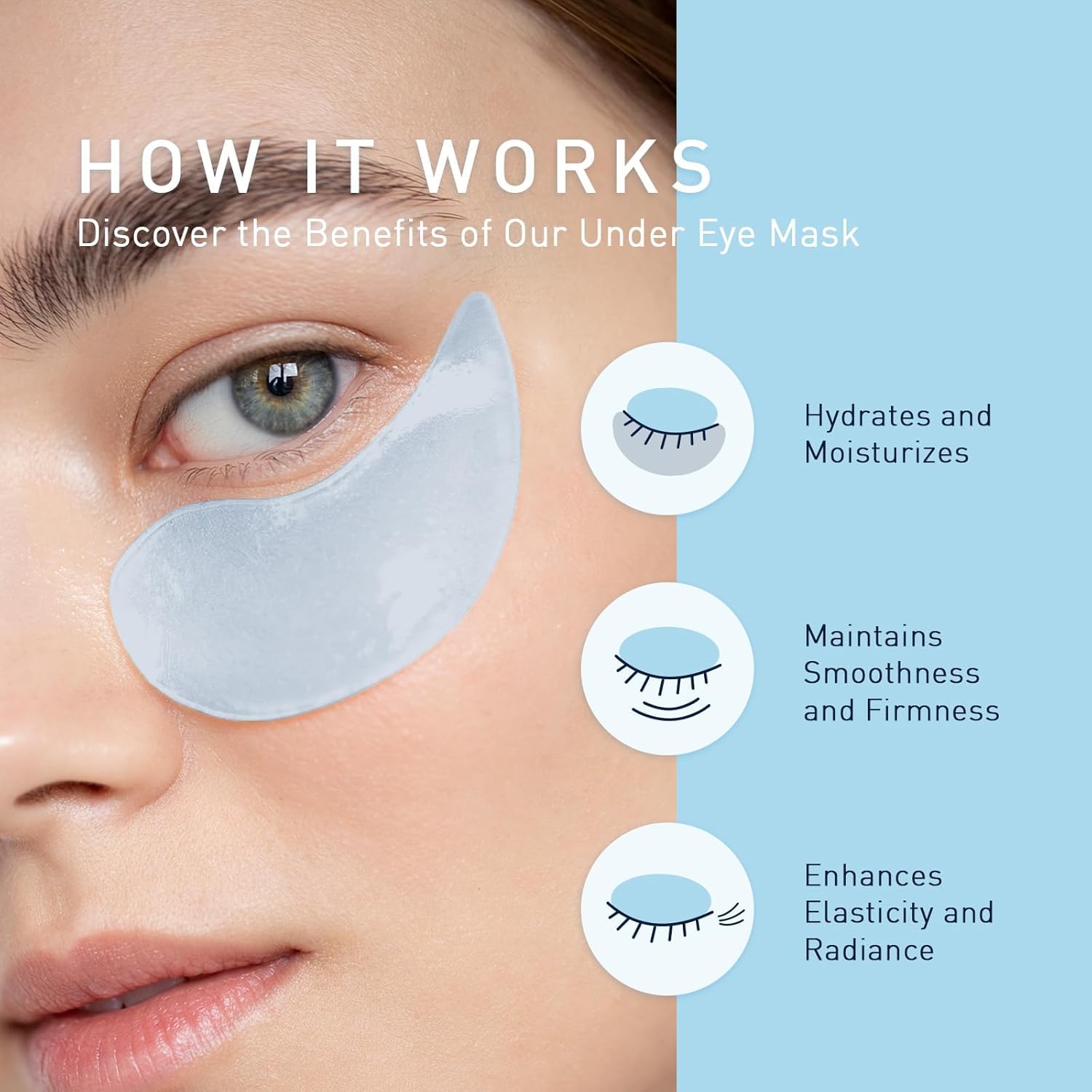 Parches ojos Enaskin Naturals con retinol y colágeno para hidratación