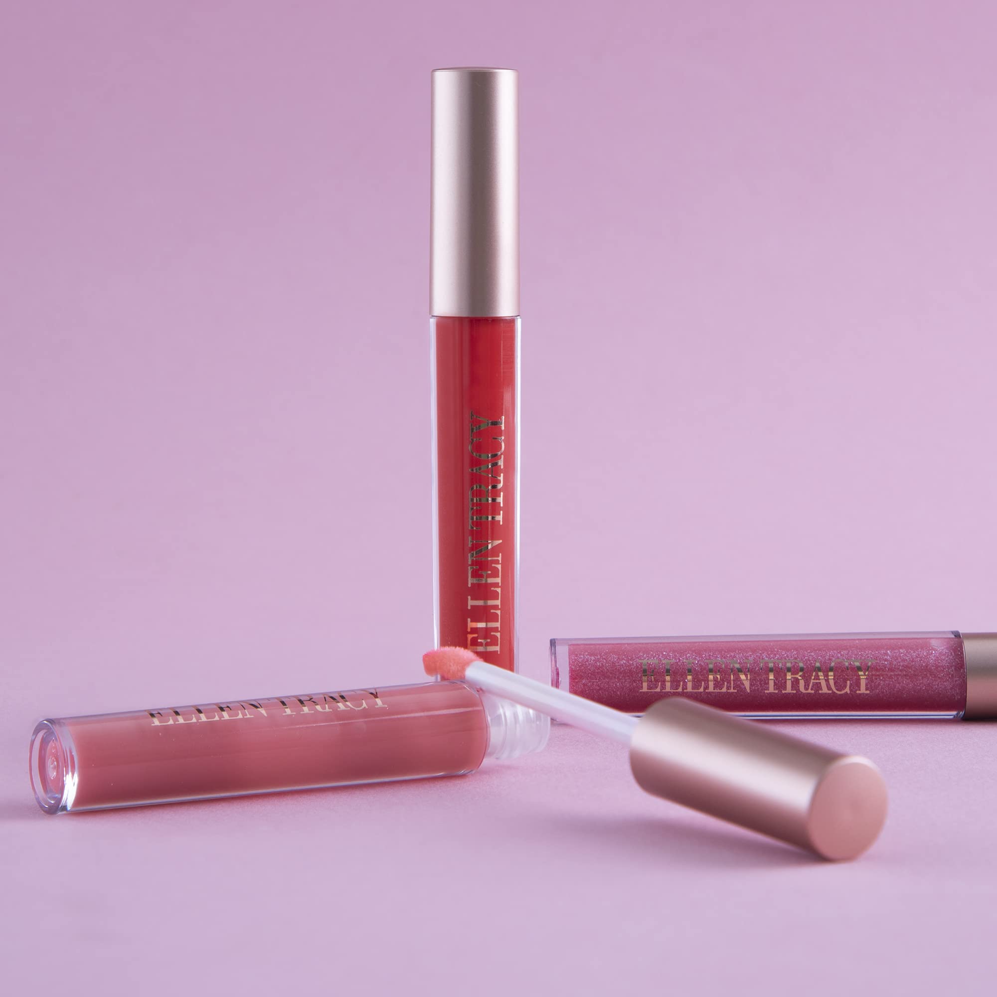 Enchante Ellen Tracy Lip Gloss perfecto para retoques rápidos en cualquier momento