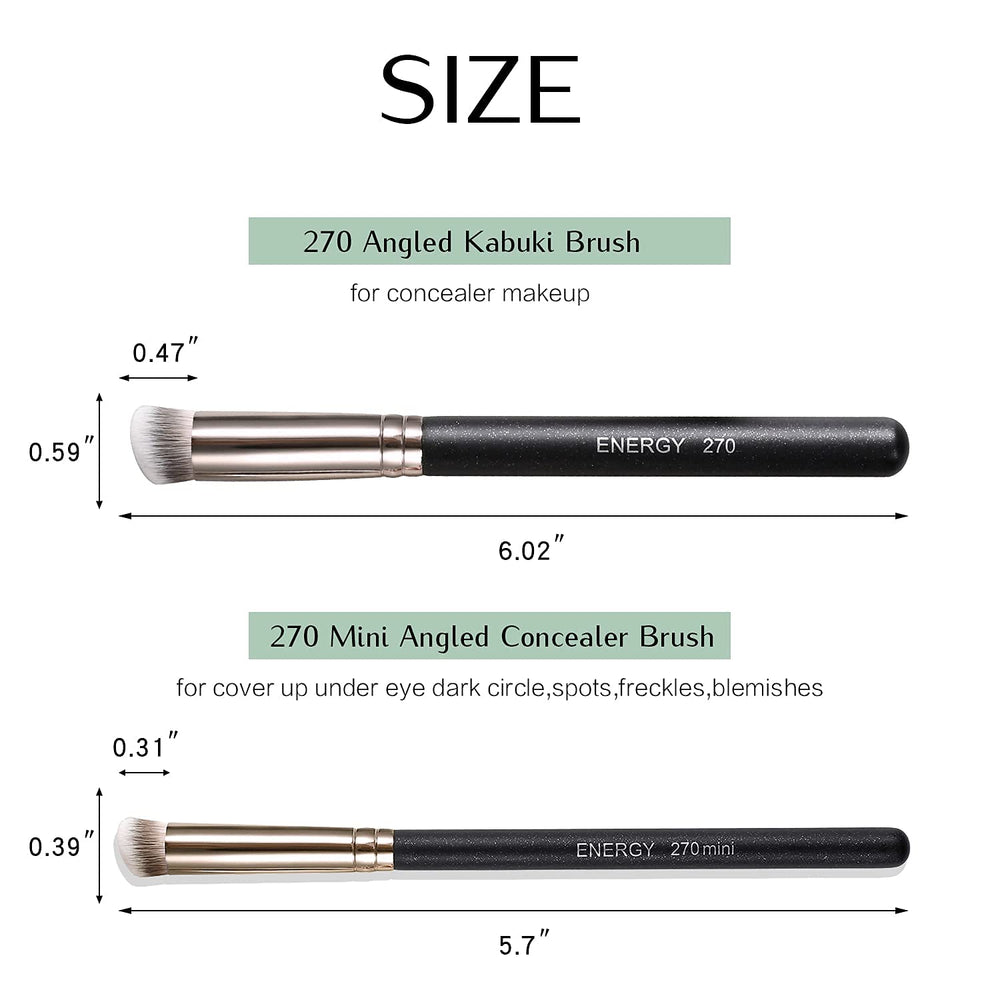 Energy set dos brochas corrector ojos: solución versátil para corregir imperfecciones