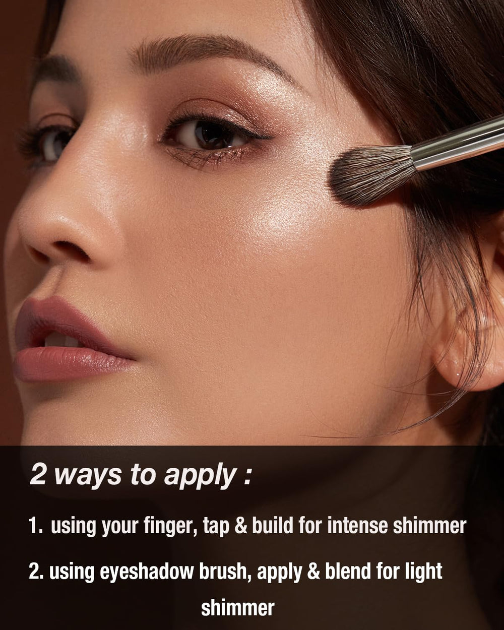 Enfuntins Glitter Eyeshadow Single: remover fácil con pads para un maquillaje sin esfuerzo.