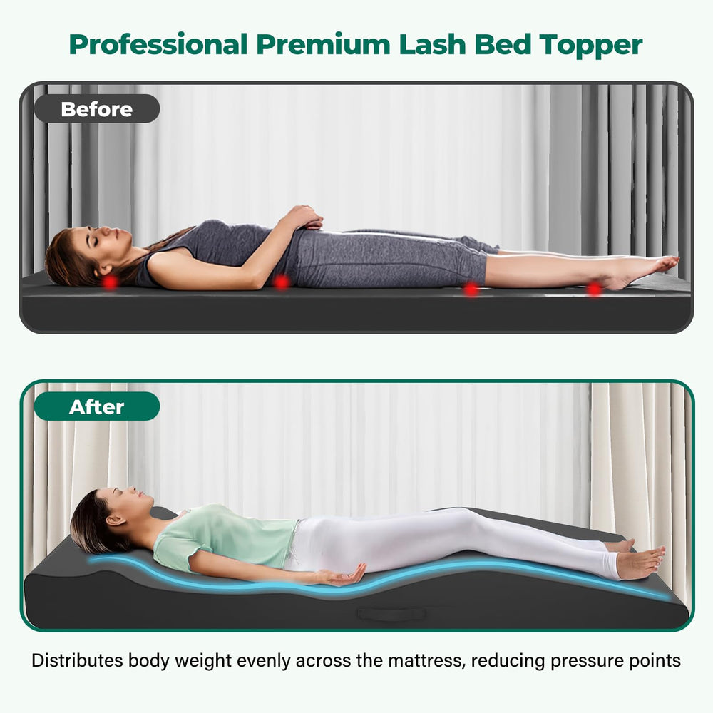 ENITYA Lash Bed Topper con espuma de alta densidad para uso prolongado