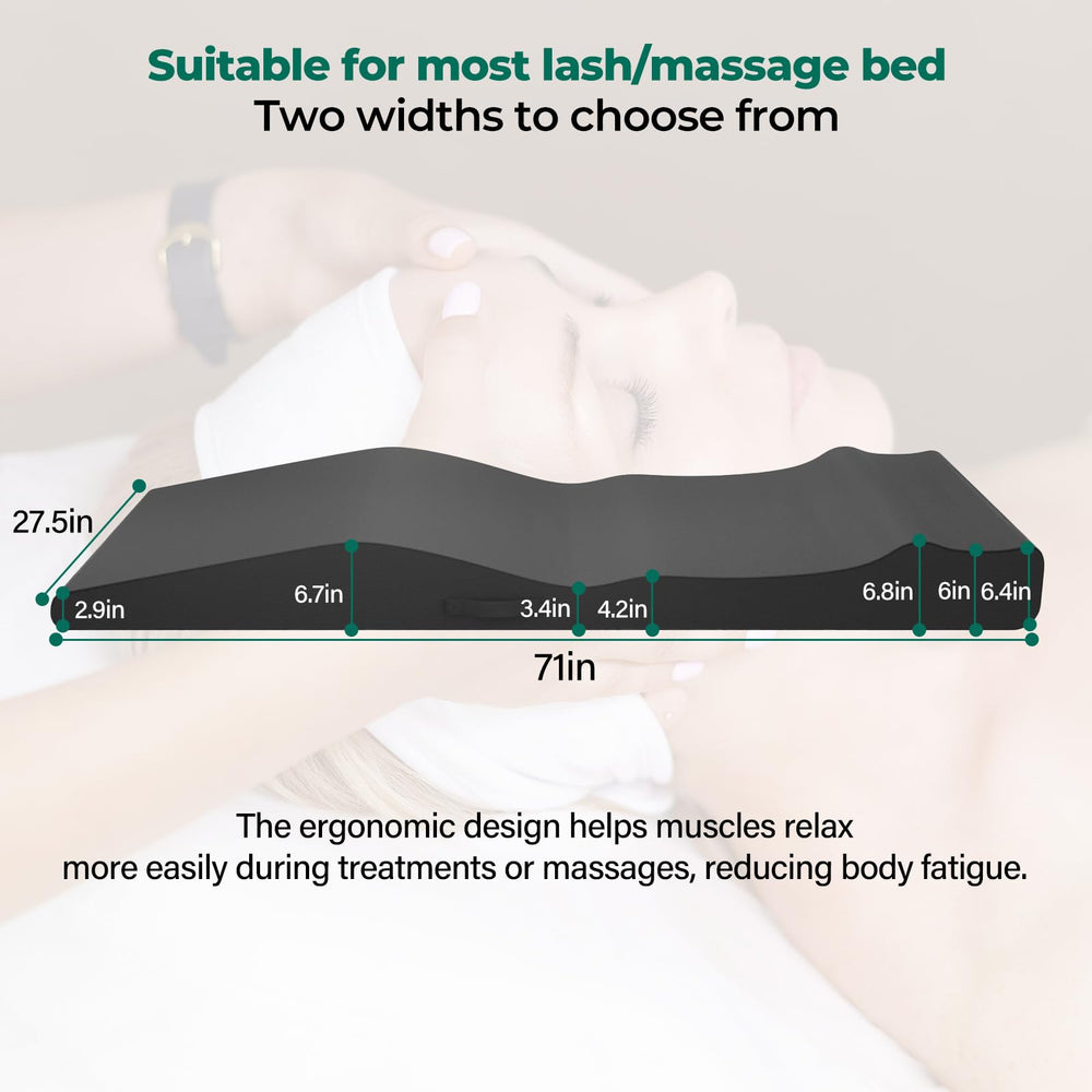 ENITYA Lash Bed Topper con funda removible para higiene entre sesiones